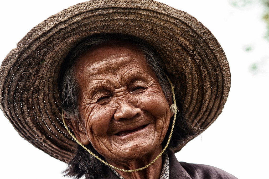 her beautiful toothless smile